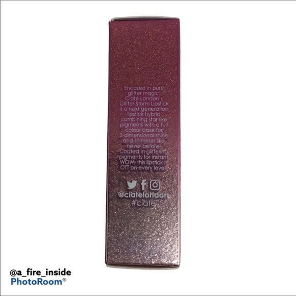 Ciate Glitter Storm Lipstick Apollo New Glam - Picture 12 of 15